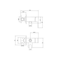 Встраиваемый гигиенический душ Roxen Caspia 500960-CH хром — 14