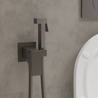 Встраиваемый гигиенический душ Roxen Caspia 500960-GM оружейная сталь — 5