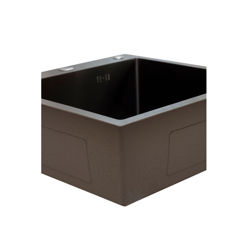 Кухонная мойка из нержавеющей стали BLANTEK FS-5050B Nano black ECO (+501F40-B) 5050203