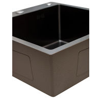 Кухонная мойка из нержавеющей стали BLANTEK FS-5050HN Honeycomb Nano black ECO (+501F40-B) 5050204 — 5