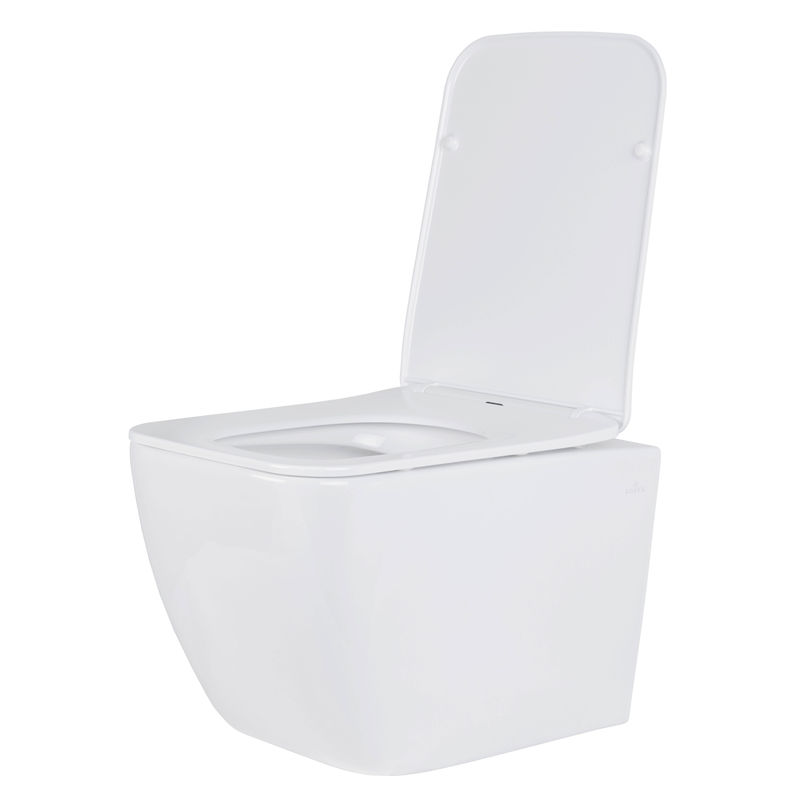 Унитаз подвесной с инсталляцией Roxen StounFix Dual Fresh 513314 6 в 1 (состоит из: 710200, Santi 410260CH, 530135-01)