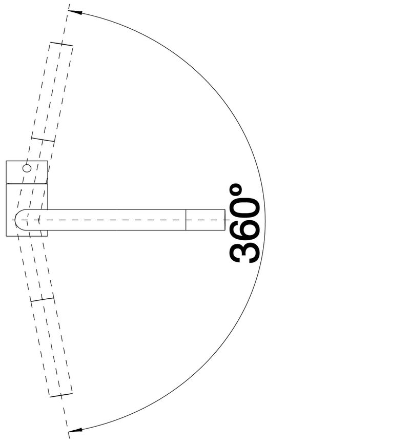 Смеситель для кухни Blanco Linus 514019 хром