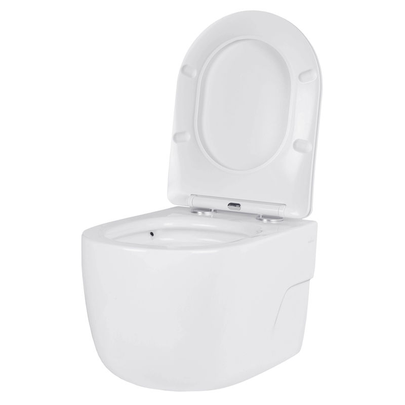 Унитаз подвесной с инсталляцией Roxen StounFix Dual Fresh 516917 6 в 1 (состоит из: 710200, Santi 410260CH, 530155-01)