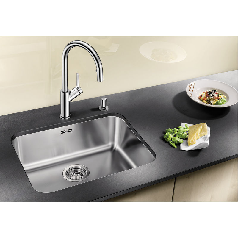 Кухонная мойка из нержавеющей стали Blanco Supra 500-U 518205 (без клапана-автомата)