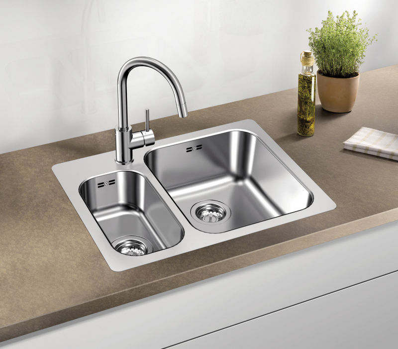 Смеситель для кухни Blanco Mida-S Silgranit 521454 (хром)