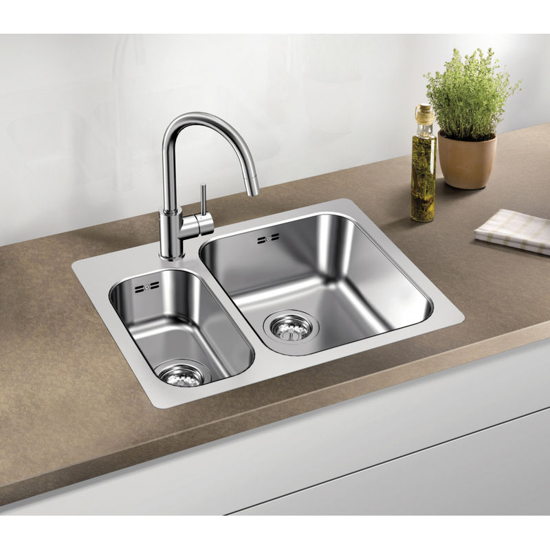 Смеситель для кухни Blanco Mida-S Silgranit 521454 (хром)