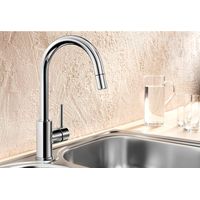 Смеситель для кухни Blanco Mida-S Silgranit 521454 (хром) — 2