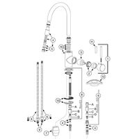 Смеситель для кухни Blanco Mida-S Silgranit 521454 (хром) — 7