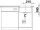 Кухонная мойка Blanco Subline 400-U 525990 (черный)