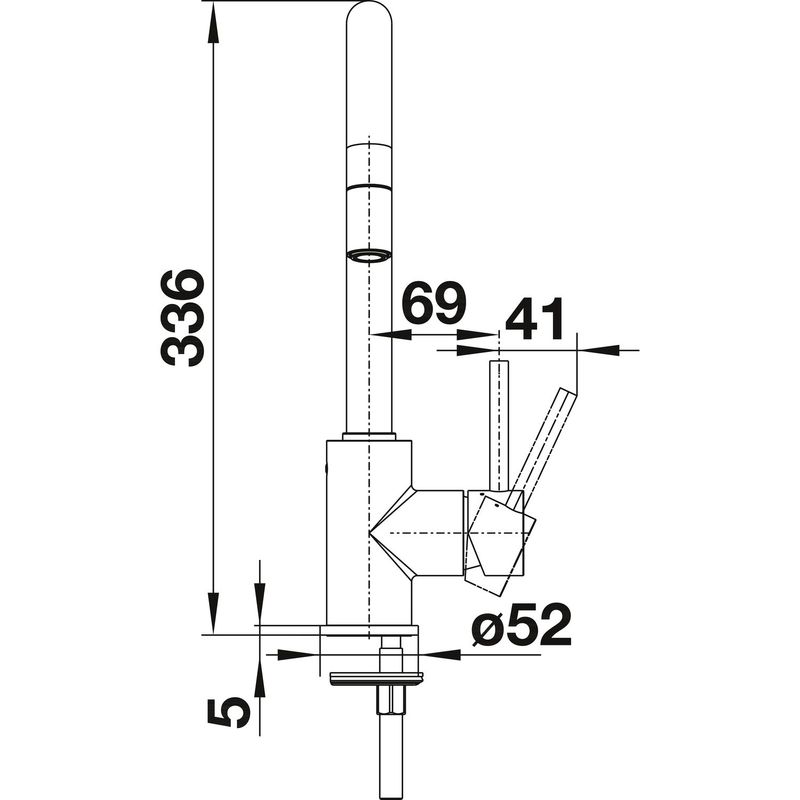 Смеситель для кухни Blanco Mida-S Silgranit 526653 (черный матовый)