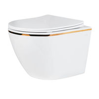 Подвесной унитаз Roxen Antares Gold 530110-01G — 1