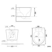 Подвесной унитаз Roxen Simple 530120-01 — 13