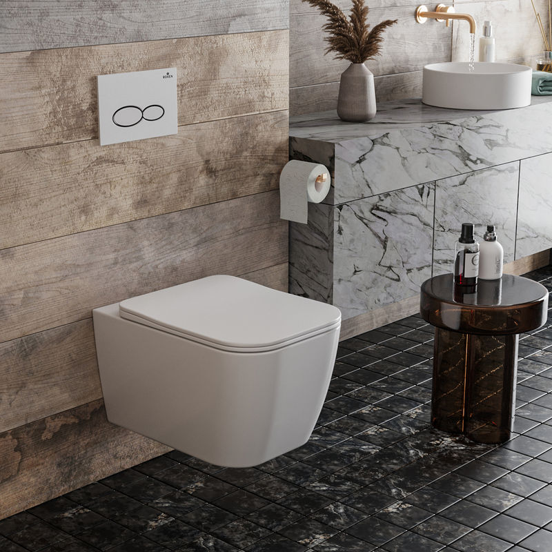 Подвесной унитаз Roxen Cube Tornado 530135-01