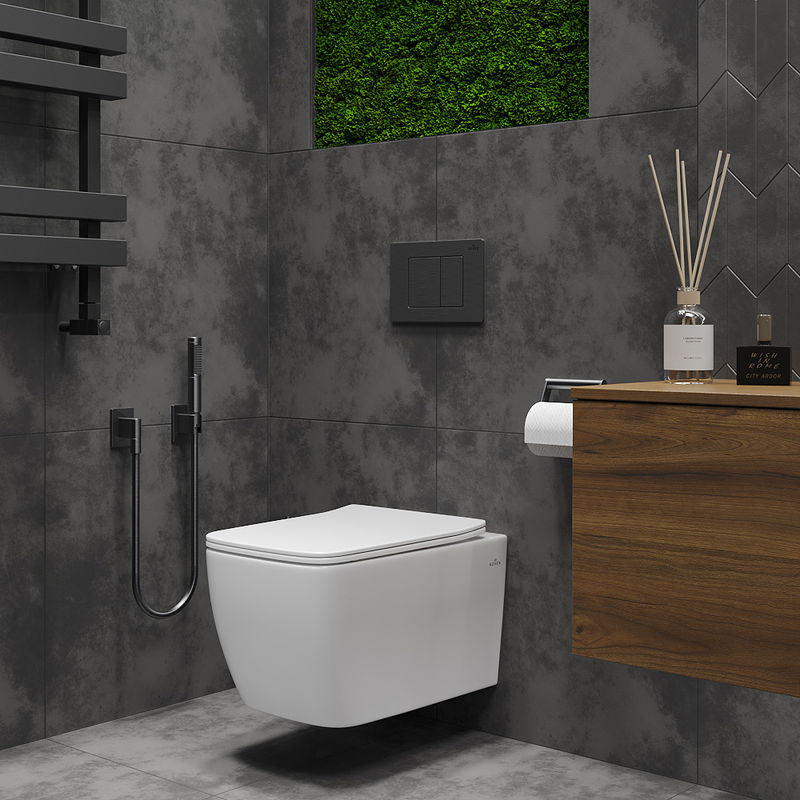 Подвесной унитаз Roxen Cube Tornado 530135-01