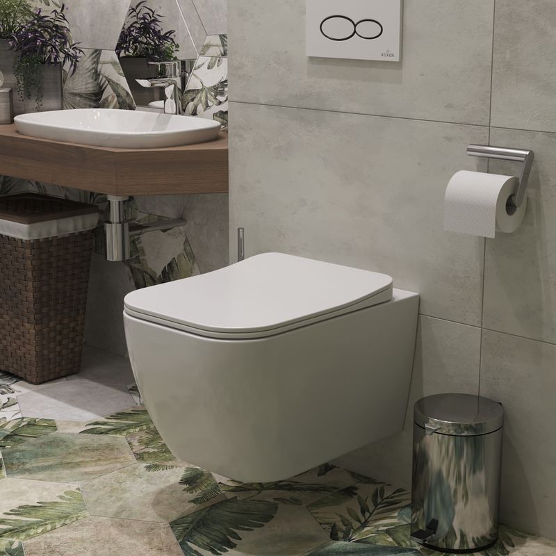 Подвесной унитаз Roxen Cube Bidet 530135-01X