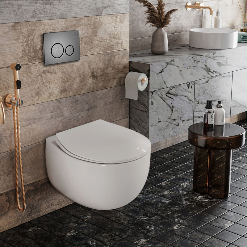 Подвесной унитаз Roxen EGG 530170-01