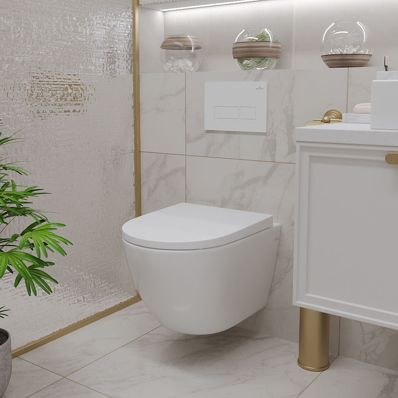 Подвесной унитаз Roxen Antares Tornado 530185-02