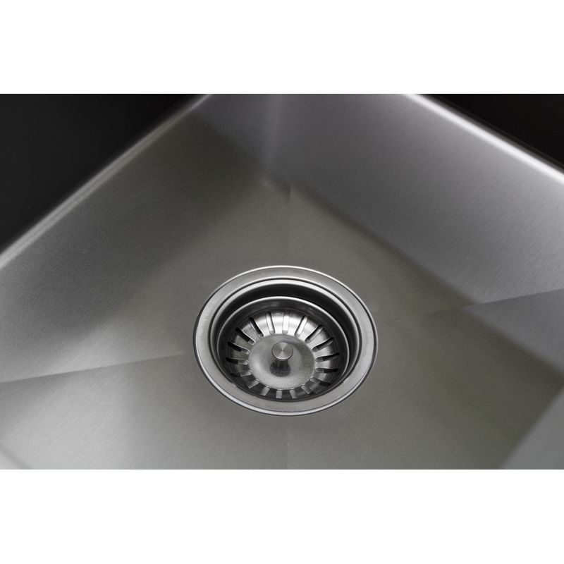 Кухонная мойка из нержавеющей стали BLANTEK LS-5444B Nano black (+500B40B1) 5444223