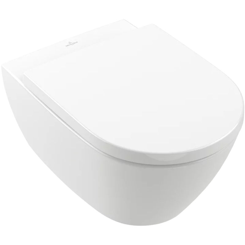 Подвесной унитаз Villeroy&Boch Subway 2.0 5614R001 37x56,5 безободковый