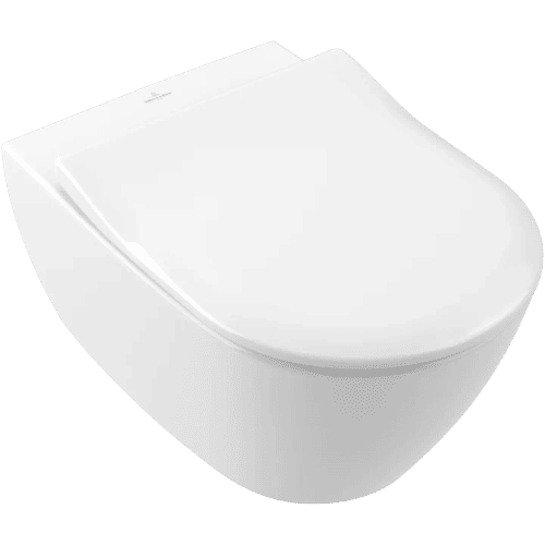 Подвесной унитаз Villeroy&Boch Subway 2.0 5614R201 37x56,5 с тонким сиденьем Soft Close