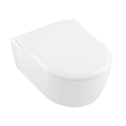 Подвесной унитаз Villeroy&Boch Avento 5656RS01 37x53 с тонким сиденьем Soft Close