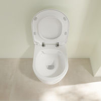 Подвесной унитаз Villeroy&Boch Avento 5656RS01 37x53 с тонким сиденьем Soft Close — 6