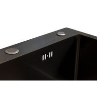 Кухонная мойка из нержавеющей стали BLANTEK FS-5848B Nano black ECO (+501F40-B) 5848203 — 4