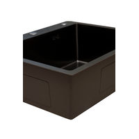 Кухонная мойка из нержавеющей стали BLANTEK FS-5848HN Honeycomb Nano black ECO (+501F40-B) 5848204 — 5