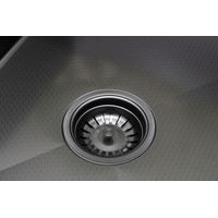 Кухонная мойка из нержавеющей стали BLANTEK LS-5848HN Honeycomb Nano black (+ 500B40B) 5848224 — 3