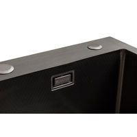 Кухонная мойка из нержавеющей стали BLANTEK LS-5848HN Honeycomb Nano black (+ 500B40B) 5848224 — 4