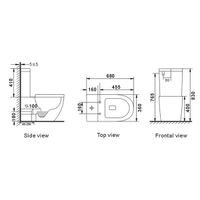 Напольный унитаз Roxen Antares 600185-01 — 8