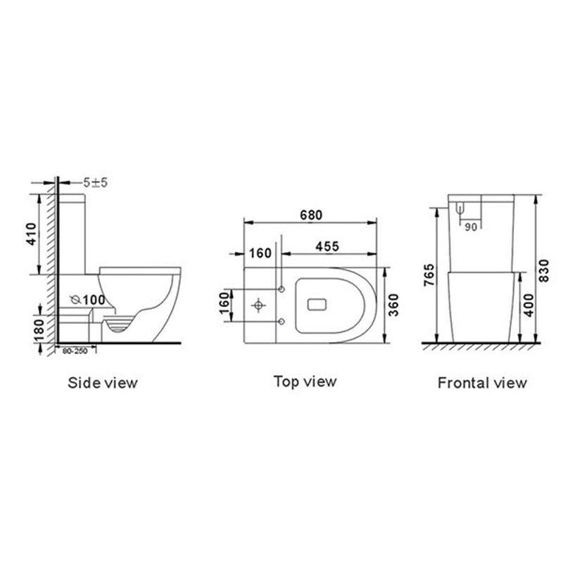 Напольный унитаз Roxen Antares 600185-01