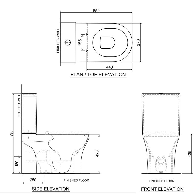 Напольный унитаз Roxen Urban Tornado 600190-01