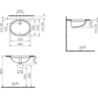 Раковина Vitra Arkitekt 6069B003-0012 52 см белый — 2