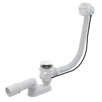 Сифон для ванны Polimat 6103064 автомат белый — 1