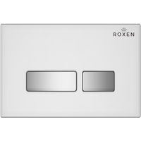 Унитаз подвесной с инсталляцией Roxen StounFix Dual Fresh 634687 6 в 1 (состоит из: 710200, Glass 430280W; 530135-01) — 6