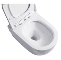 Унитаз подвесной с инсталляцией Roxen StounFix Dual Fresh 636623 6 в 1 (состоит из: 710200, Glass 430280W; 530155-01) — 13
