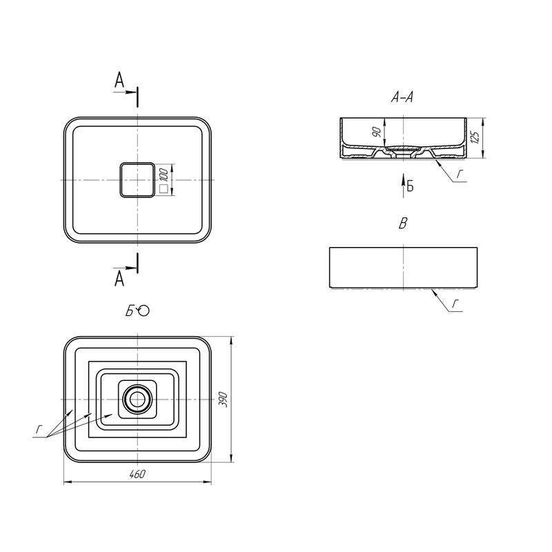Раковина Dreja Джой / 641945