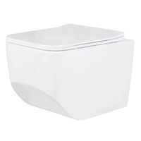 Унитаз подвесной с инсталляцией Roxen StounFix Dual Fresh 649644 6 в 1 (состоит из: 710200, Glass 430280B; 530145-01) — 7