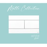 Кнопка смыва OLI Slim 659042 белый матовый — 2