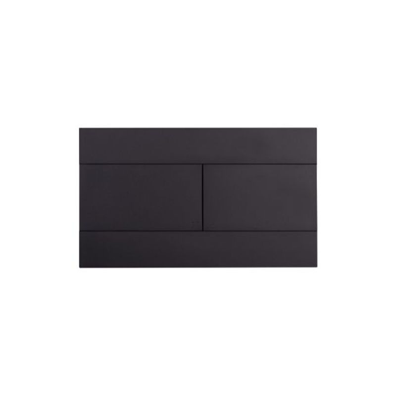 Кнопка смыва OLI Slim 659055 черная soft-touch
