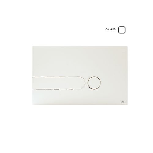 Кнопка смыва OLI Iplate 670001 белый