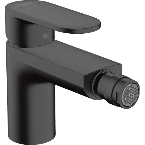 Смеситель для биде Hansgrohe Vernis Blend 71210670 c донным клапаном матовый черный