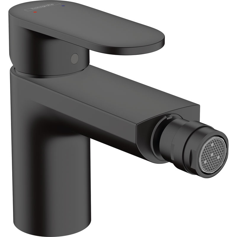 Смеситель для биде Hansgrohe Vernis Blend 71210670 c донным клапаном матовый черный