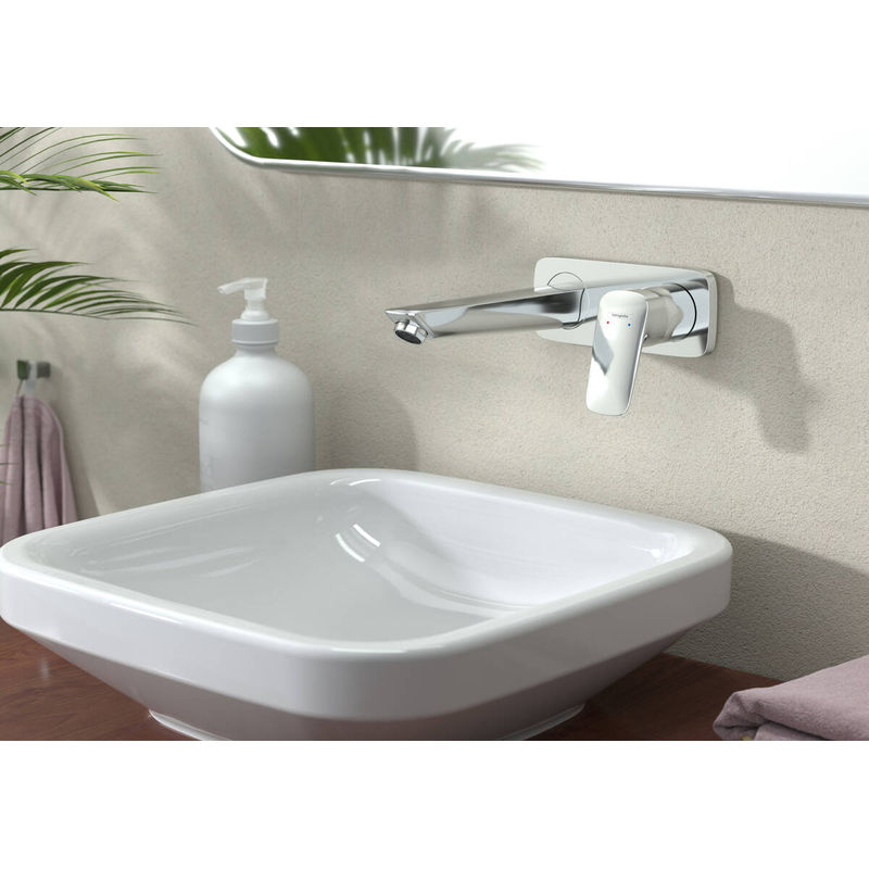 Смеситель скрытого монтажа для раковины Hansgrohe Logis 195 мм / 71220000 хром