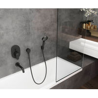 Излив для ванны HansGrohe Vernis Blend 71420670 матовый черный — 2