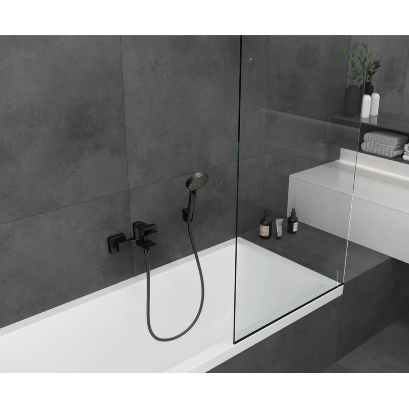 Смесиетль для ванны Hansgrohe Vernis Shape 71450670 матовый черный