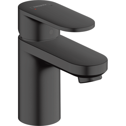 Смеситель для раковины Hansgrohe Vernis Blend 70 с донным клапаном / 71550670 матовый черный