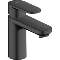 Смеситель для раковины Hansgrohe Vernis Blend 100 с донным клапаном / 71551670 матовый черный — 1