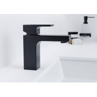 Смеситель для раковины Hansgrohe Vernis Shape 100 с донным клапаном / 71561670 матовый черный — 2